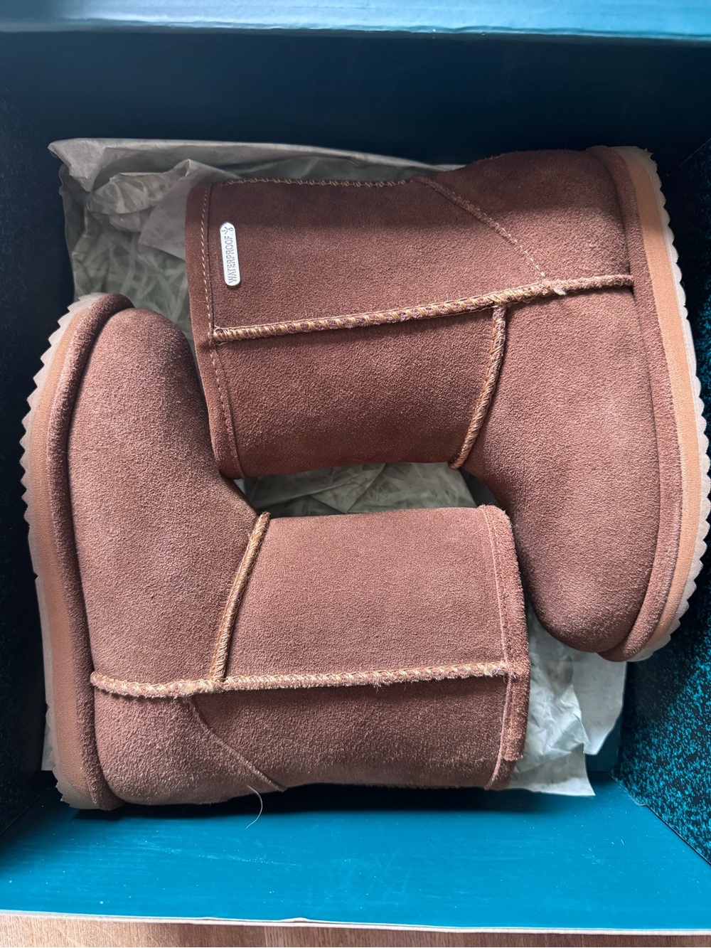 Emu Kids Chestnut Suede Boot - Cozy Lined Toddler Boot